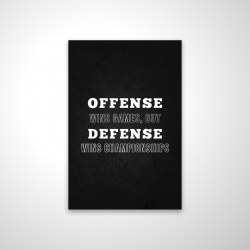 Offense wins games...
