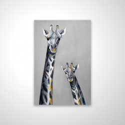Girafes bleu acier
