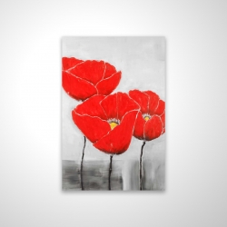 Three poppies