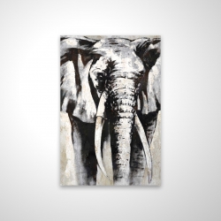 éléphant en beige