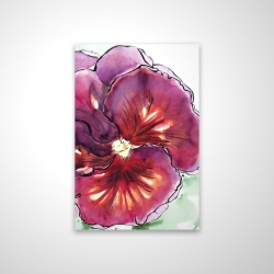 Blossoming orchid with wavy petals