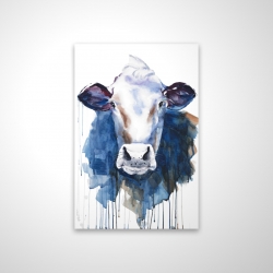 Vache à l'aquarelle