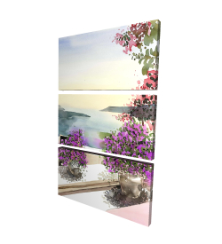 Vue sur la mer méditerranée