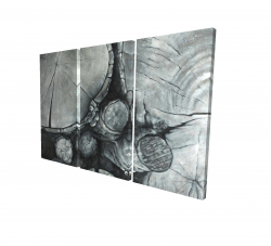 Textured wooden logs