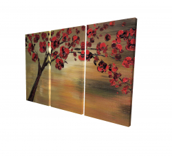 Red flowers tree