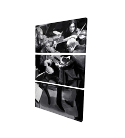 Symphony orchestra performing