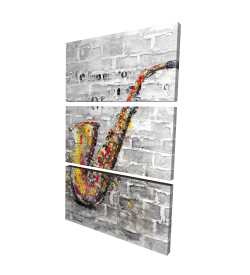 Graffiti d'un saxophone