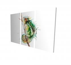 Watercolor chameleon