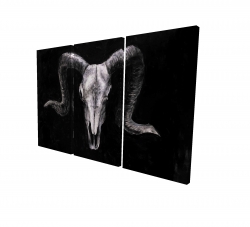 Ram skull grunge style