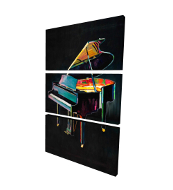 Colorful realistic piano