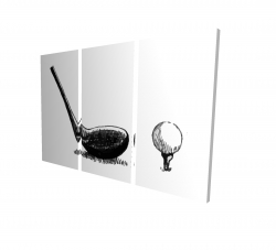 Illustration d'un club de golf nb