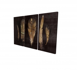 Brown feather set