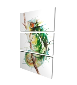 Watercolor chameleon
