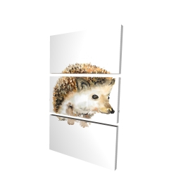 Watercolor hedgehog