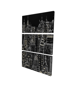 Illustrative city towers