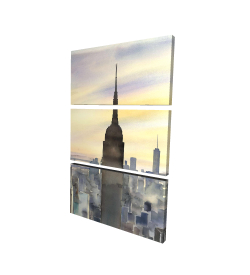 Couché de soleil sur new-york