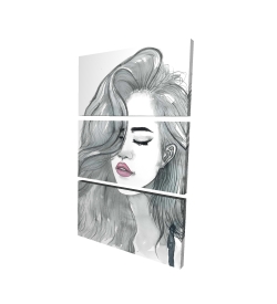 Beautiful female hair