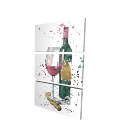 Bouteille de vin rouge