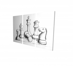 Chess game pieces