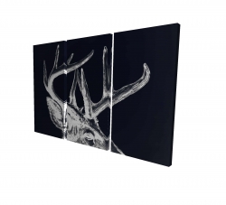 Blue roe deer plume