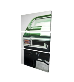 Voiture classique vert forêt 