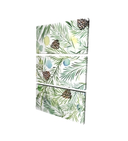 Motif cocotte de pins