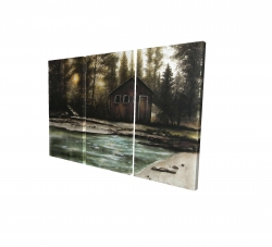 Cabane dans le bois