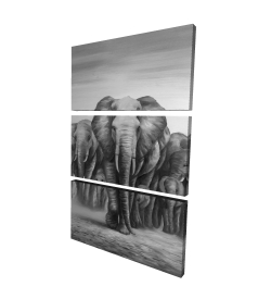 Troupeau d'éléphants