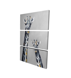 Girafes bleu acier