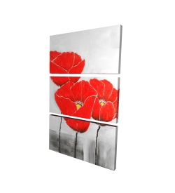 Three poppies