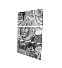 Grayscale roses