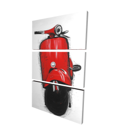 Scooter italien rouge
