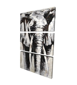 éléphant en beige