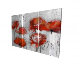 Abstract poppies