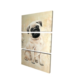 Small pug dog