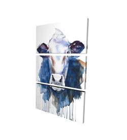 Vache à l'aquarelle