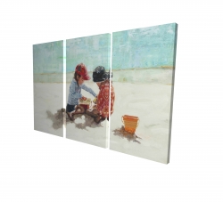 Fillettes à la plage
