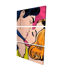 Couple de style pop art