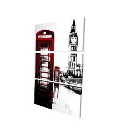 Telephone box and big ben of london