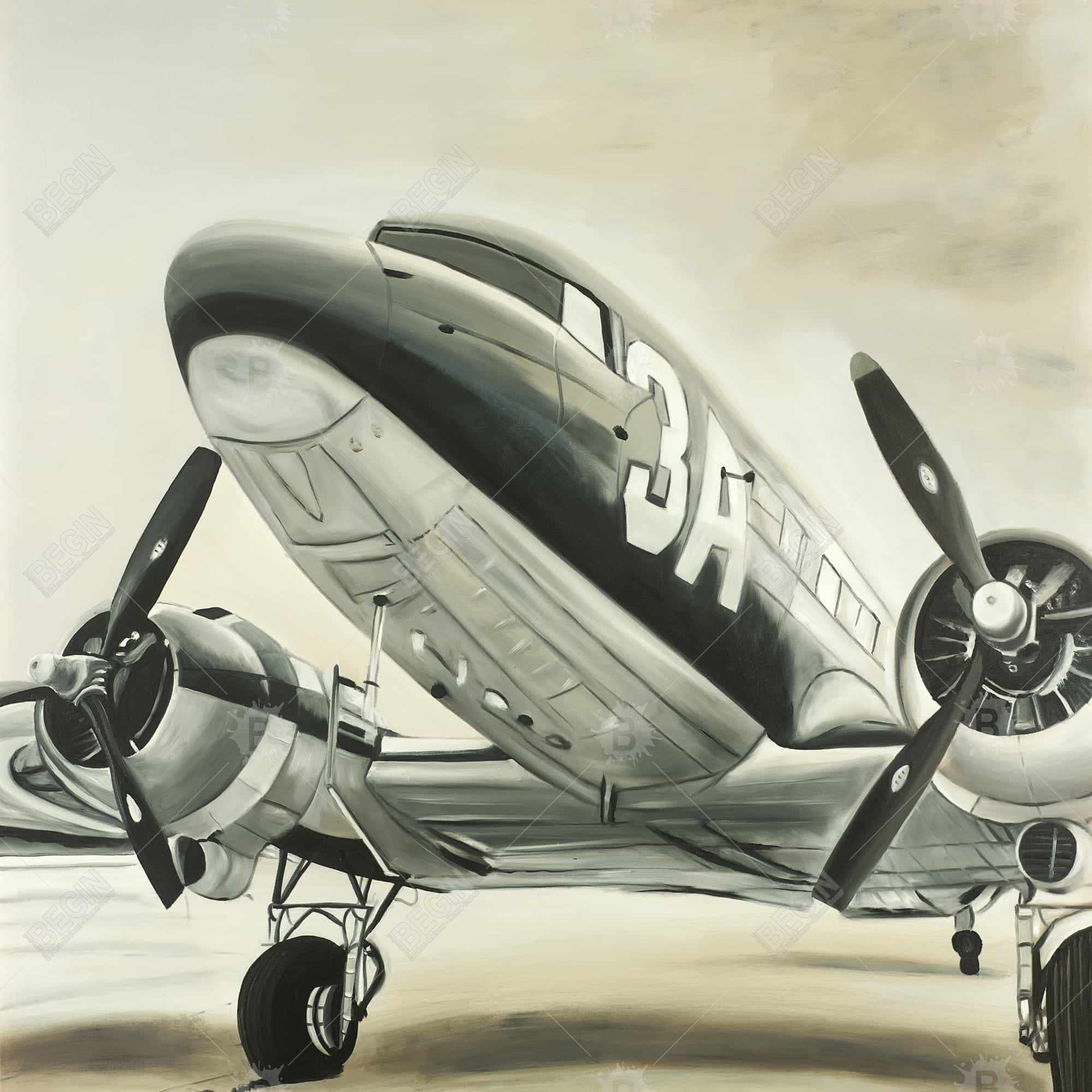 Vintage airplane