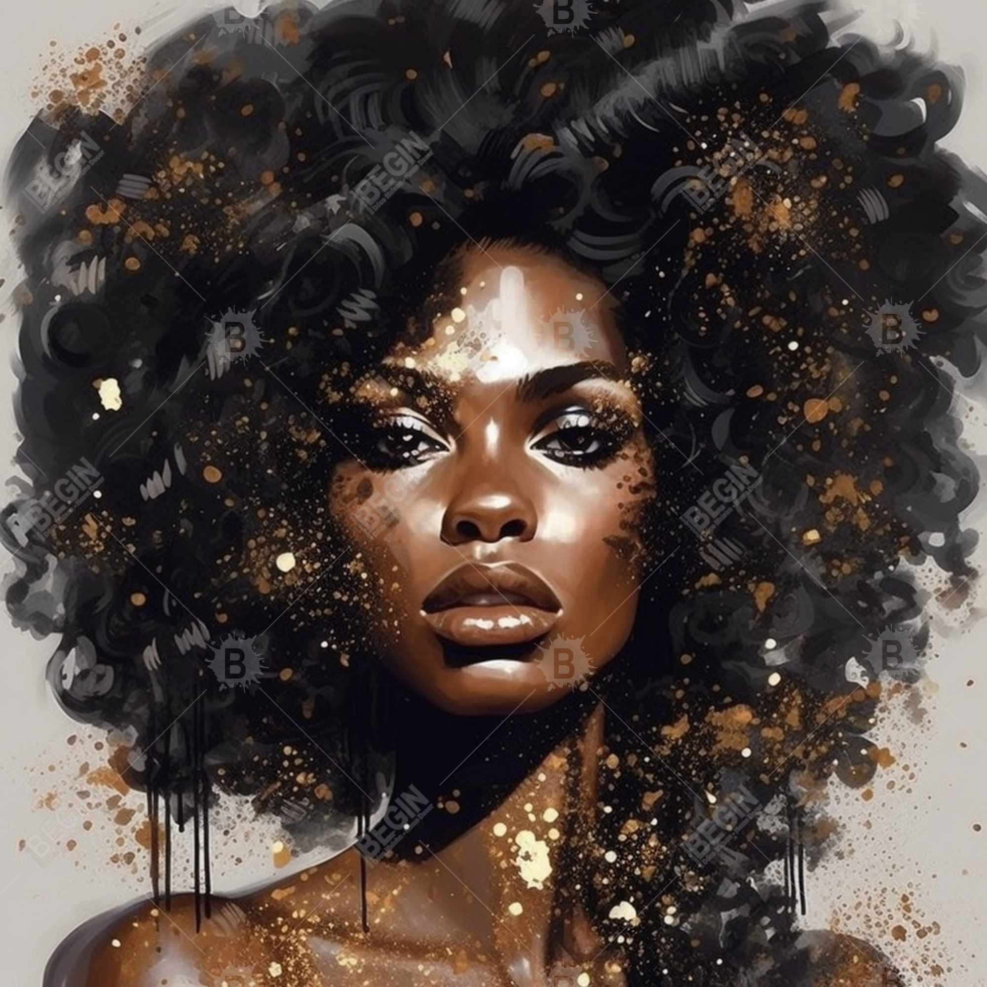 Cheveux endiablés