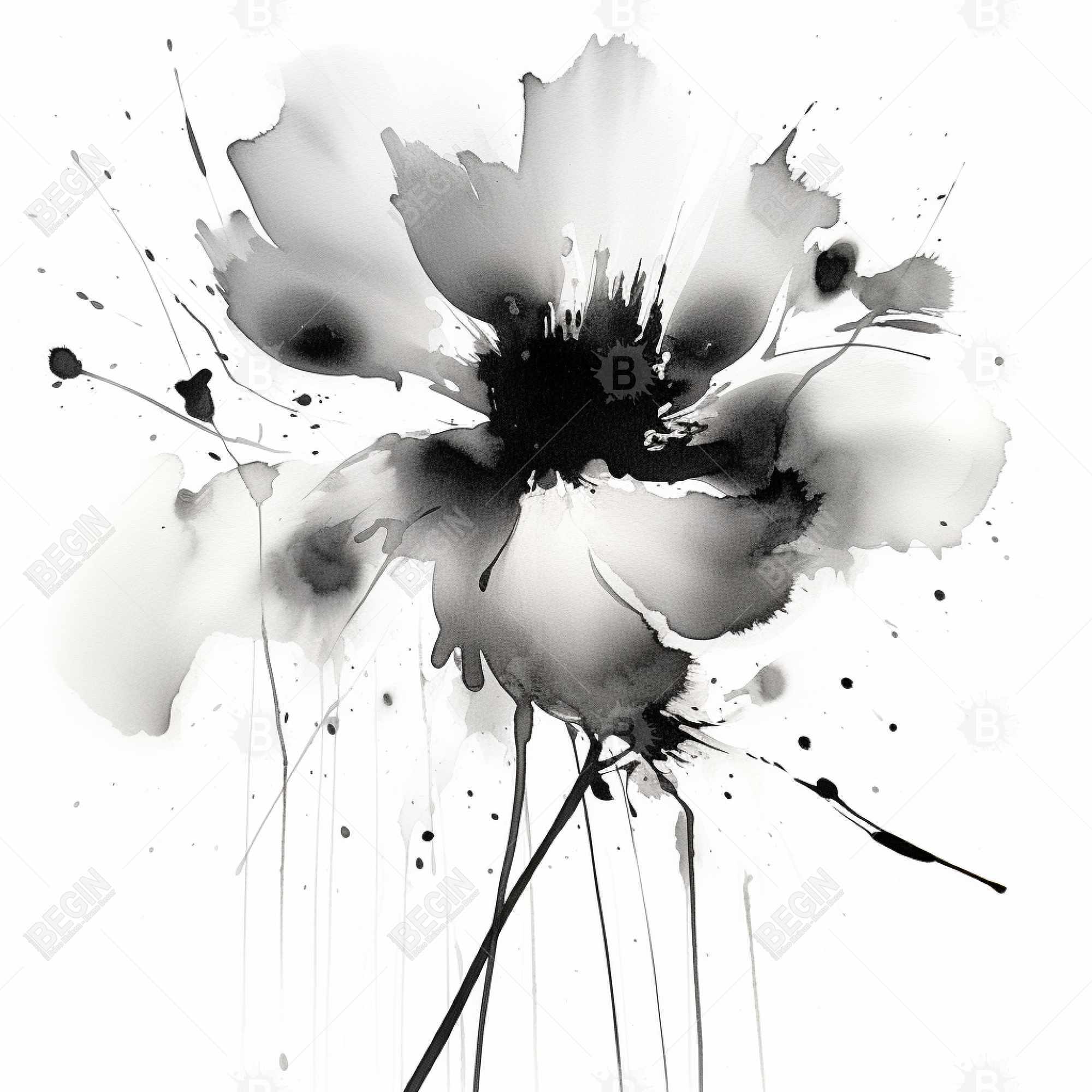 Fleur abstraite