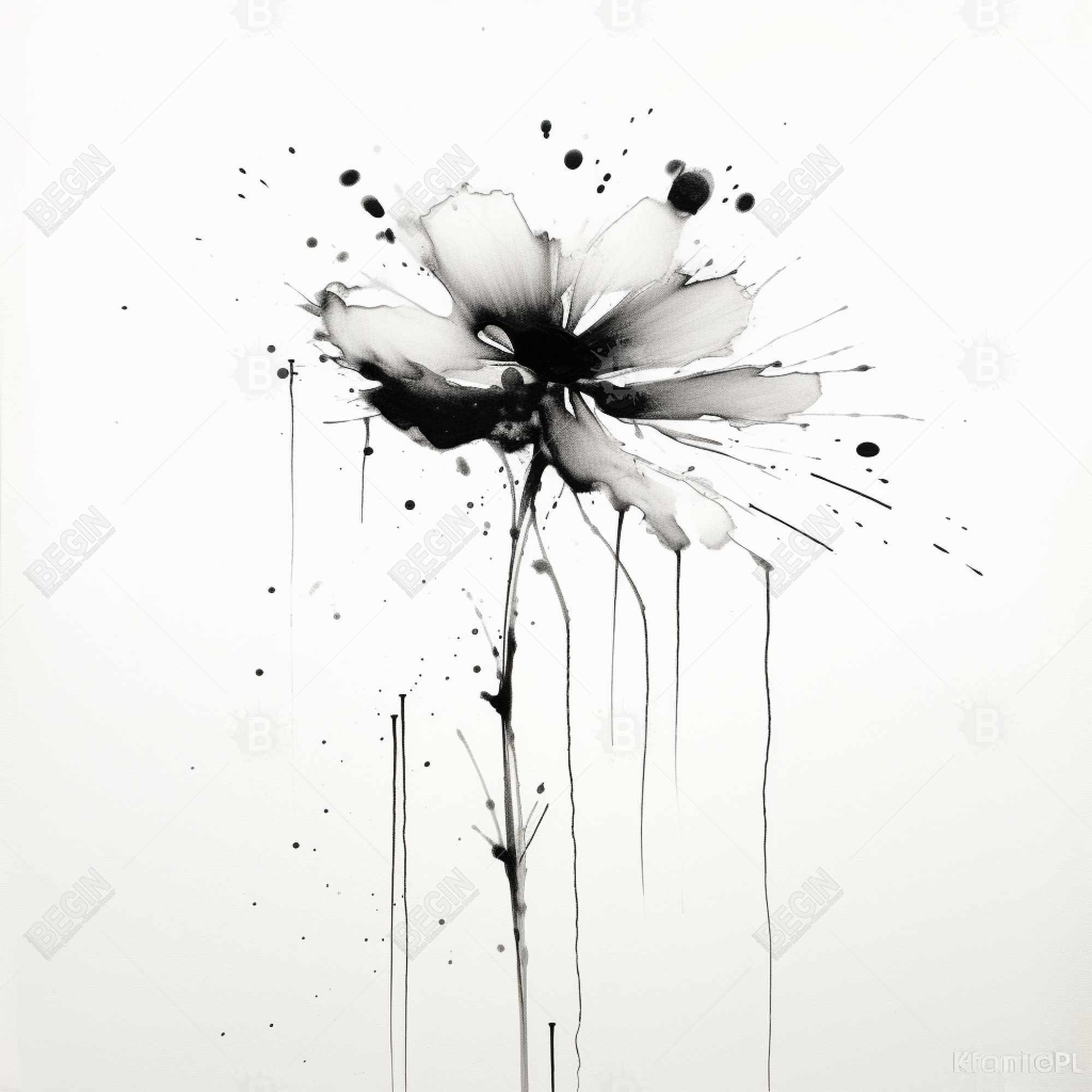 Exploding flower
