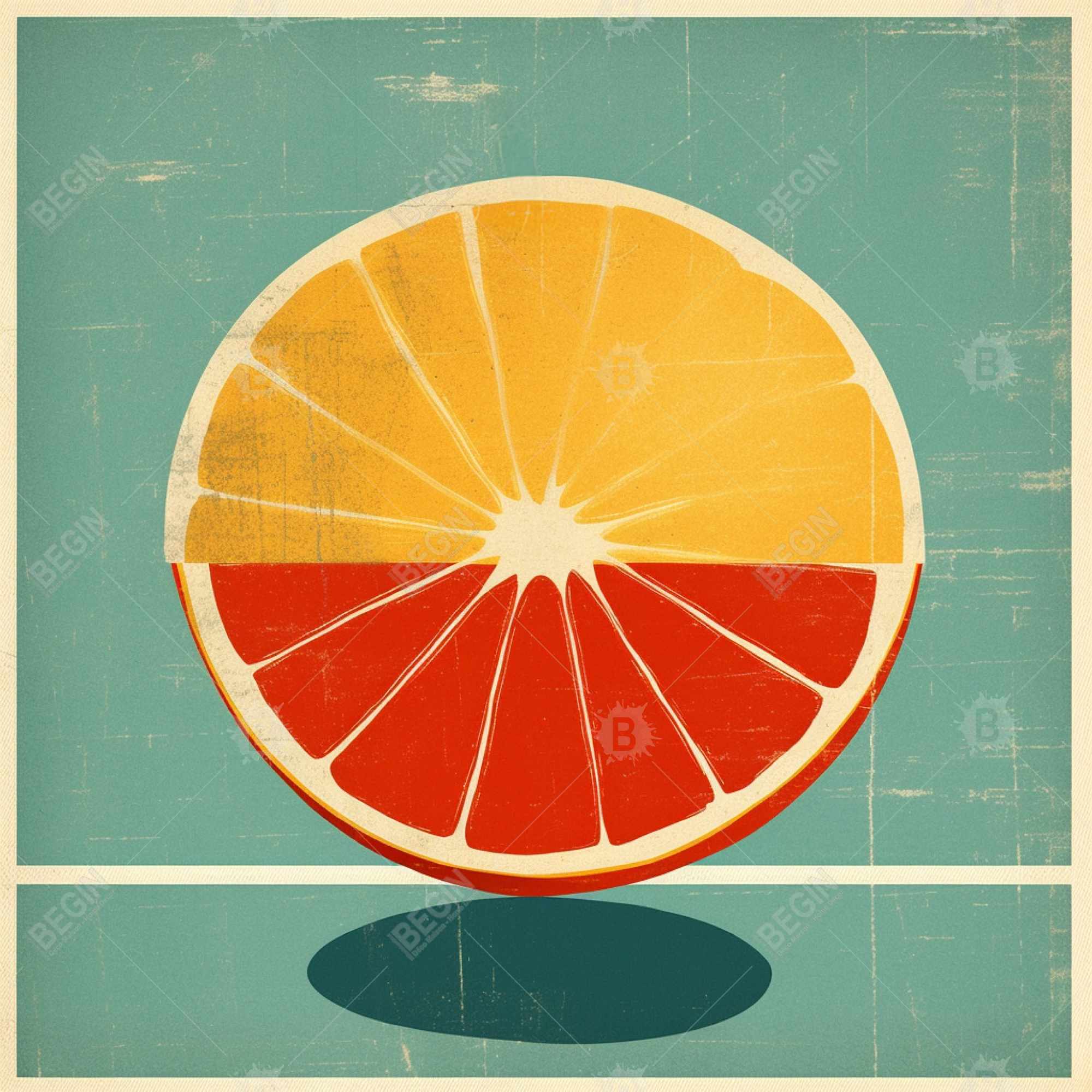 Citron et tangerine