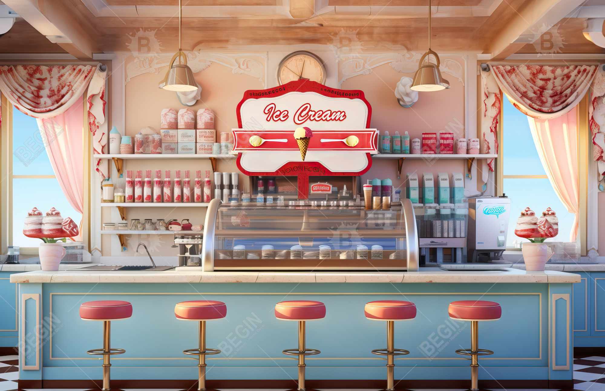 Ice cream parlor