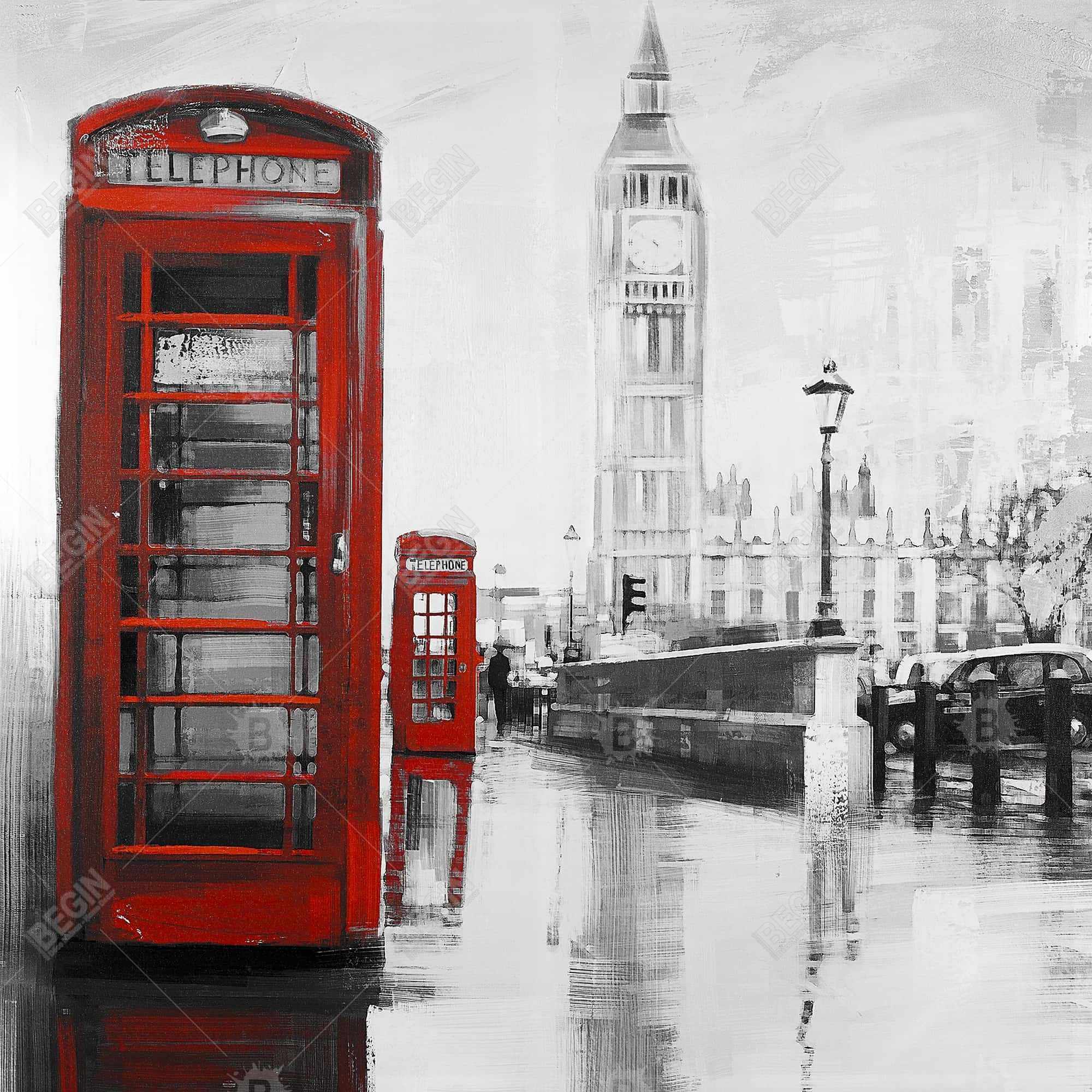 Red phonebooth with the big ben