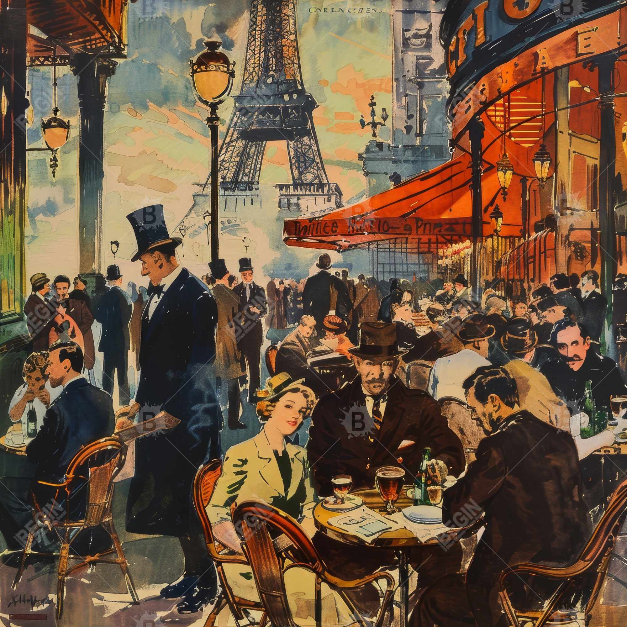 à table