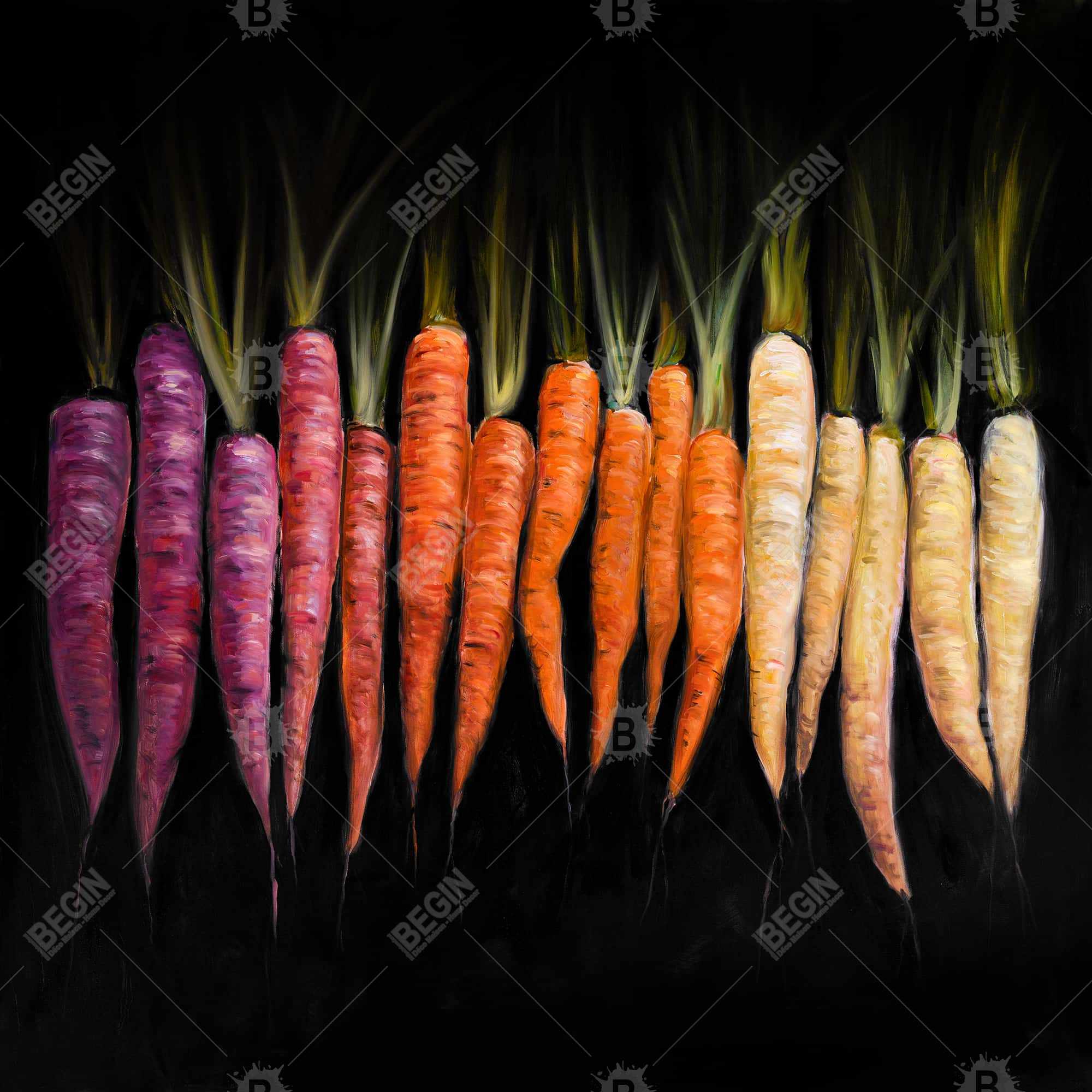 Colorful carrots