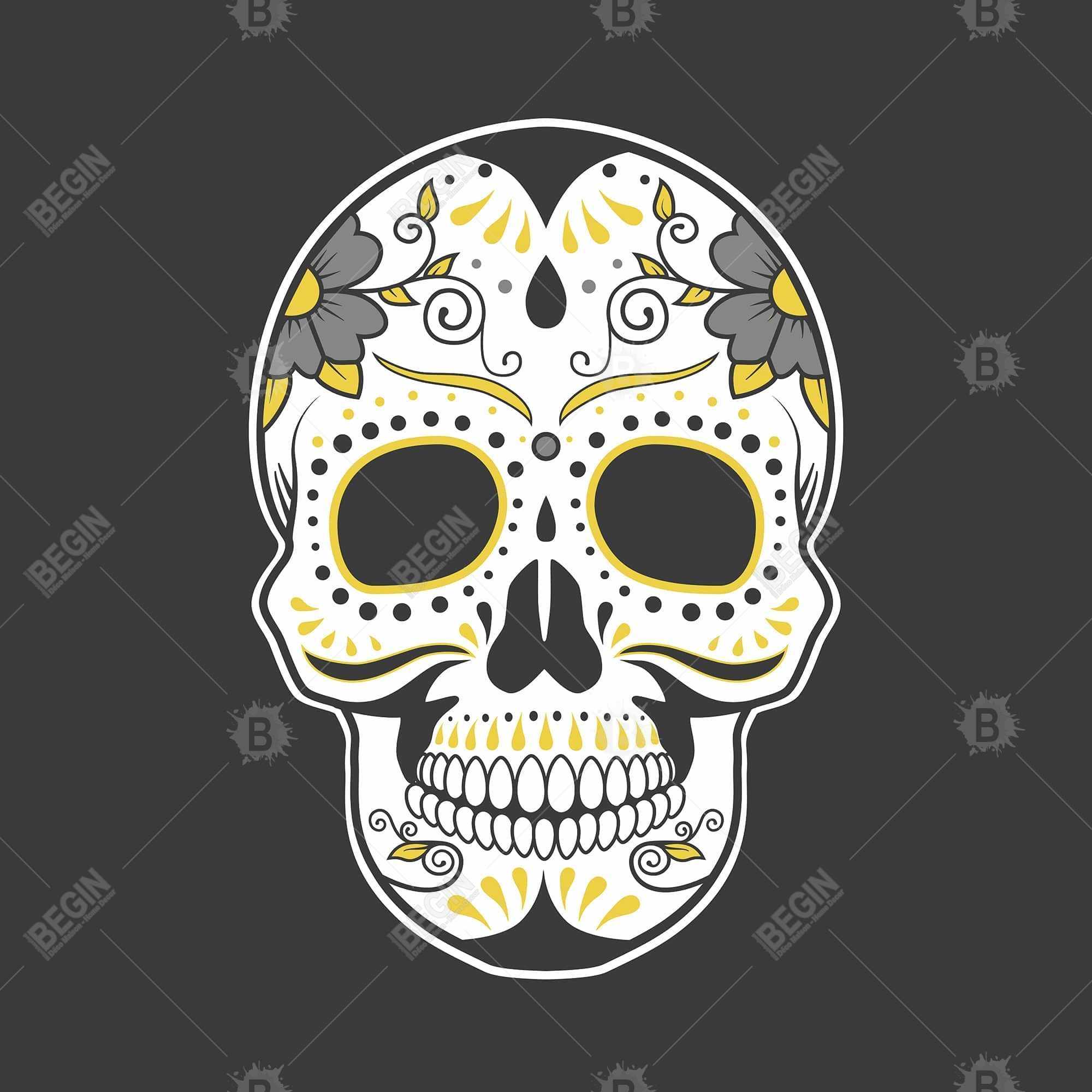 Mexican sugar skull art