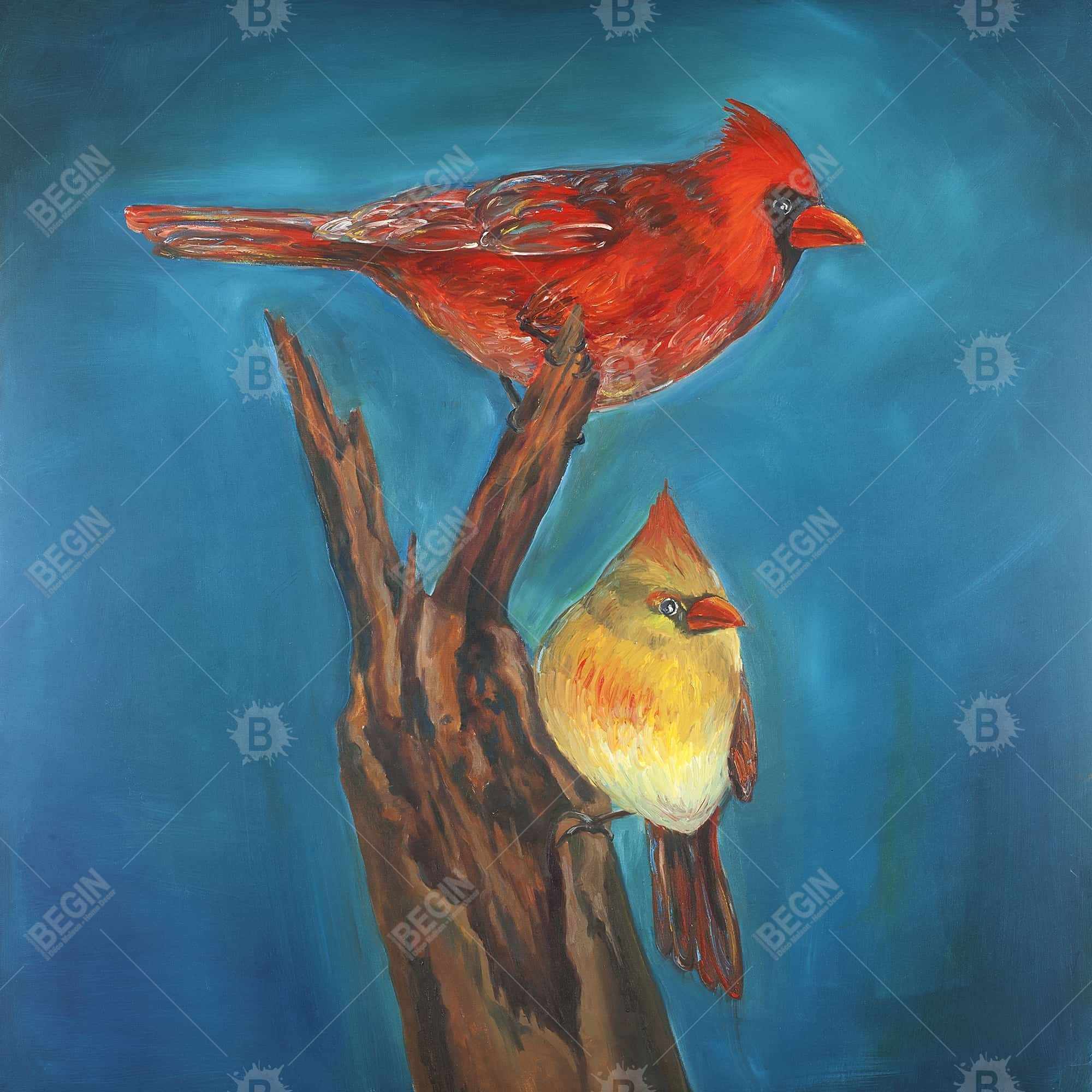 Birds on a branch